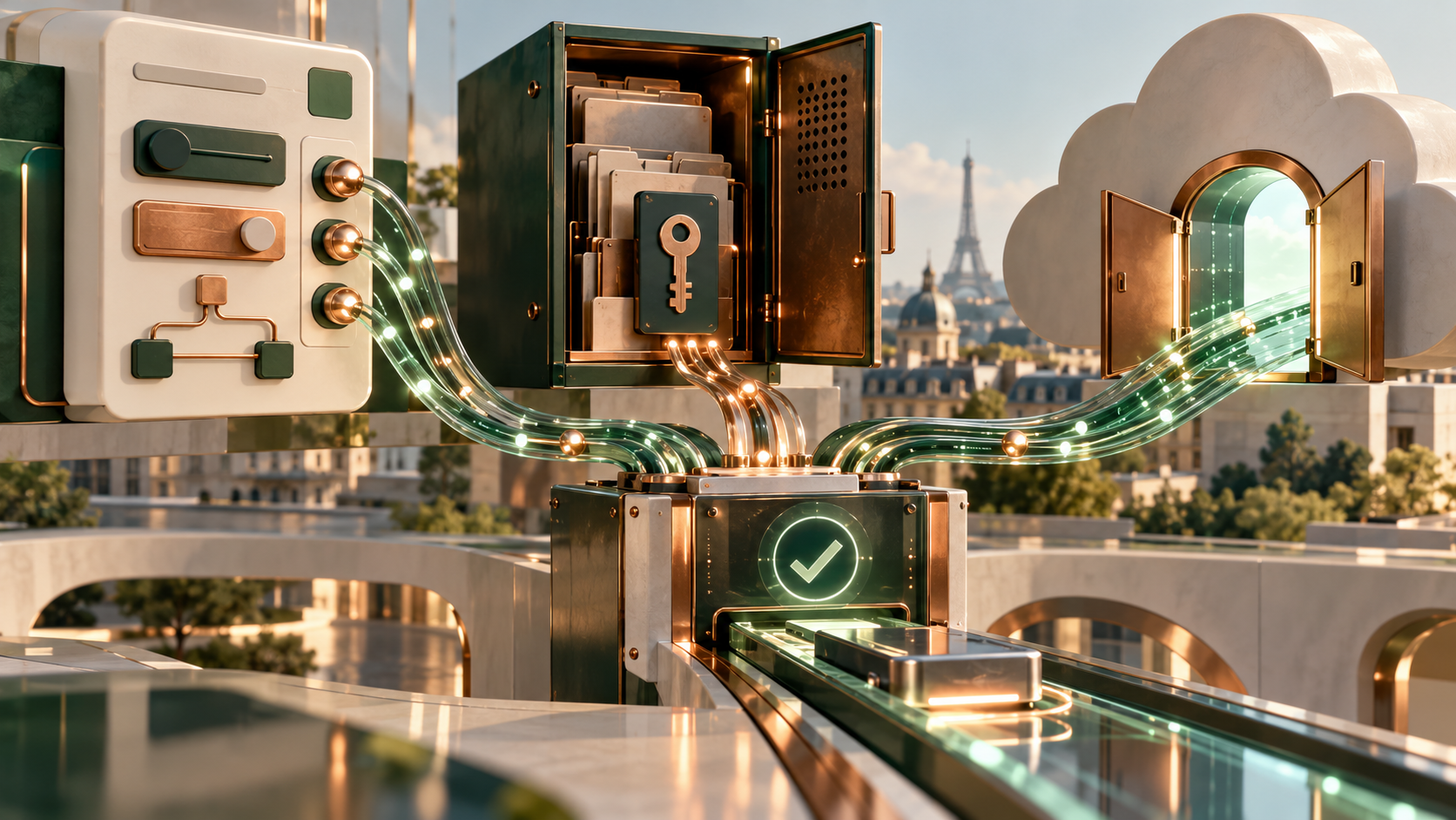 Application settings, a public code repository and a broad cloud role provide routes into a live system.