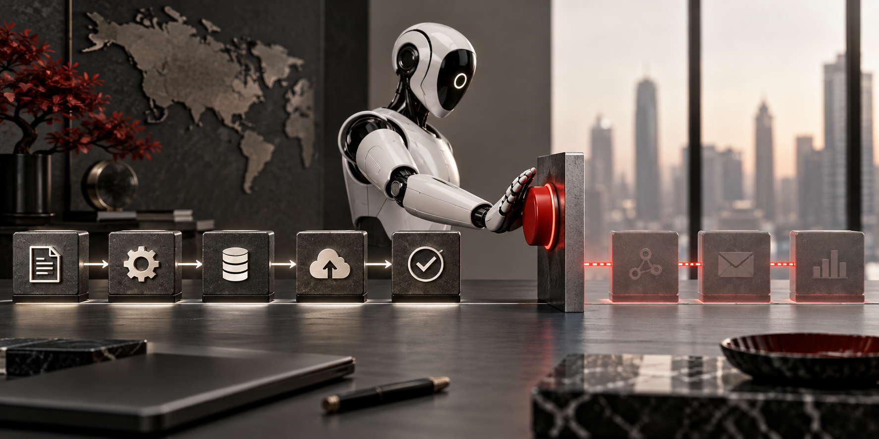 Dispositif d’arrêt interrompant les prochaines actions d’un agent d’intelligence artificielle