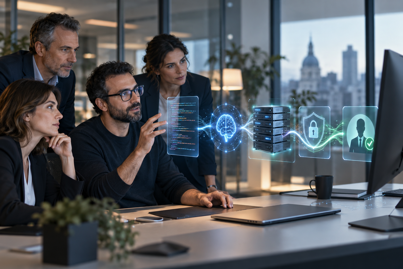 Claude Mythos : cadrer la cybersécurité IA en PME - illustration Nextis AI