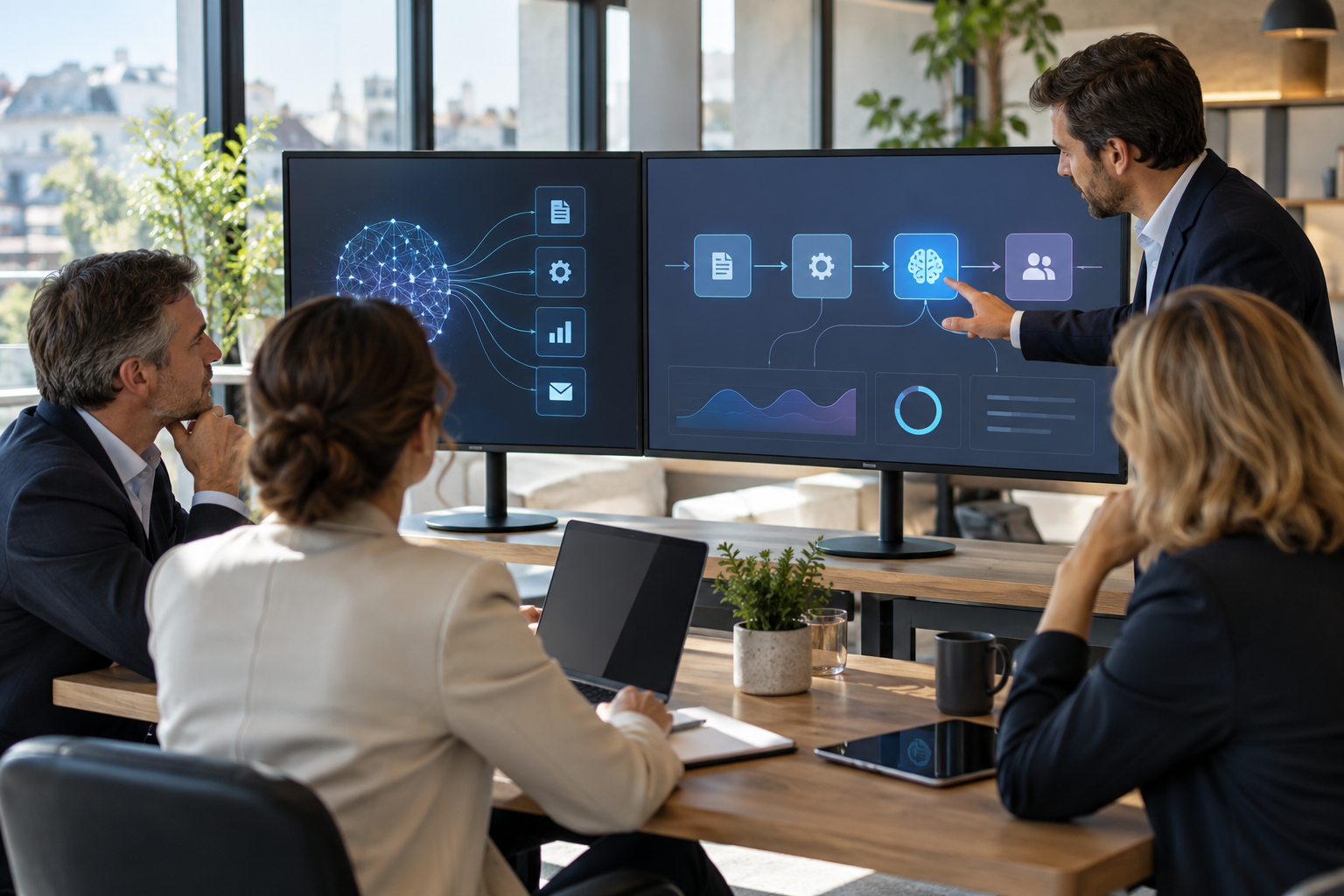 Haiku rebat les cartes des assistants IA en PME - illustration Nextis AI