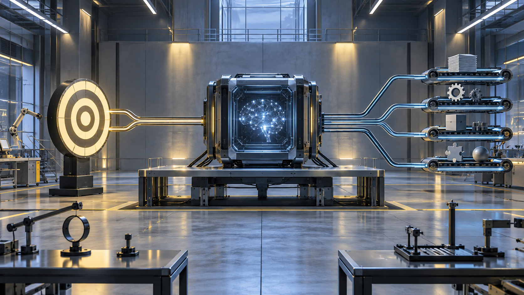 Module d’intelligence artificielle fermé sur un banc d’essai dépourvu de protocole visible