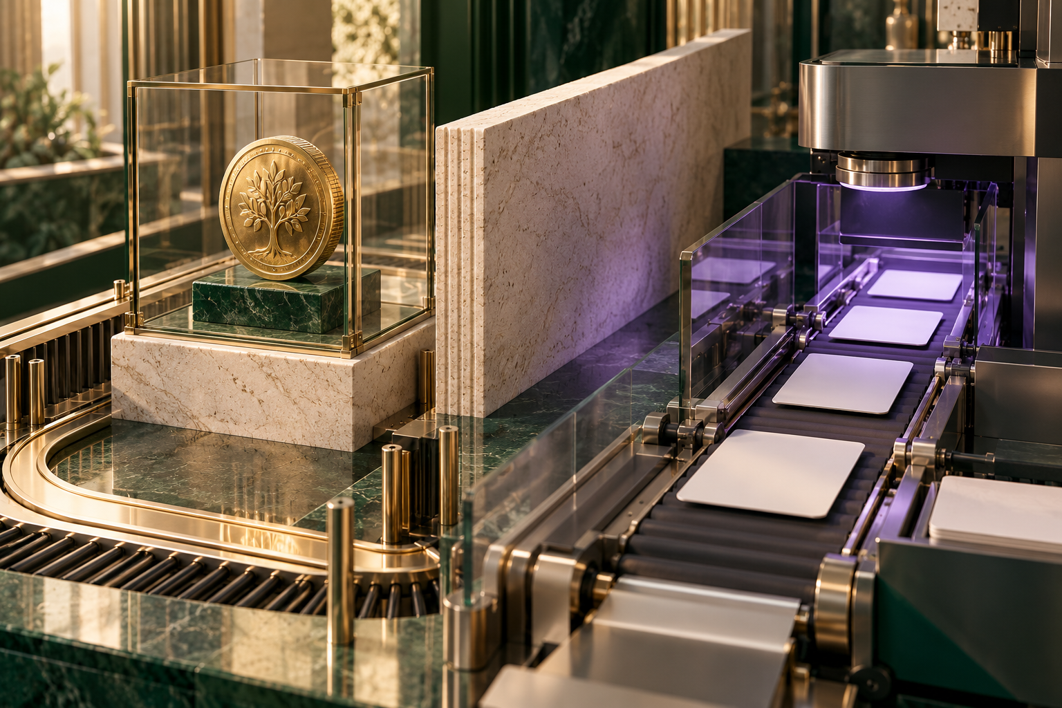 Separate compartments show an equity investment and an independent software workflow evaluation.