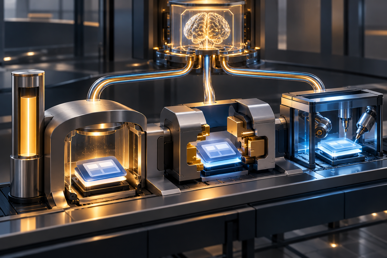 Application prototype passing through resource, supplier and performance evaluation stations