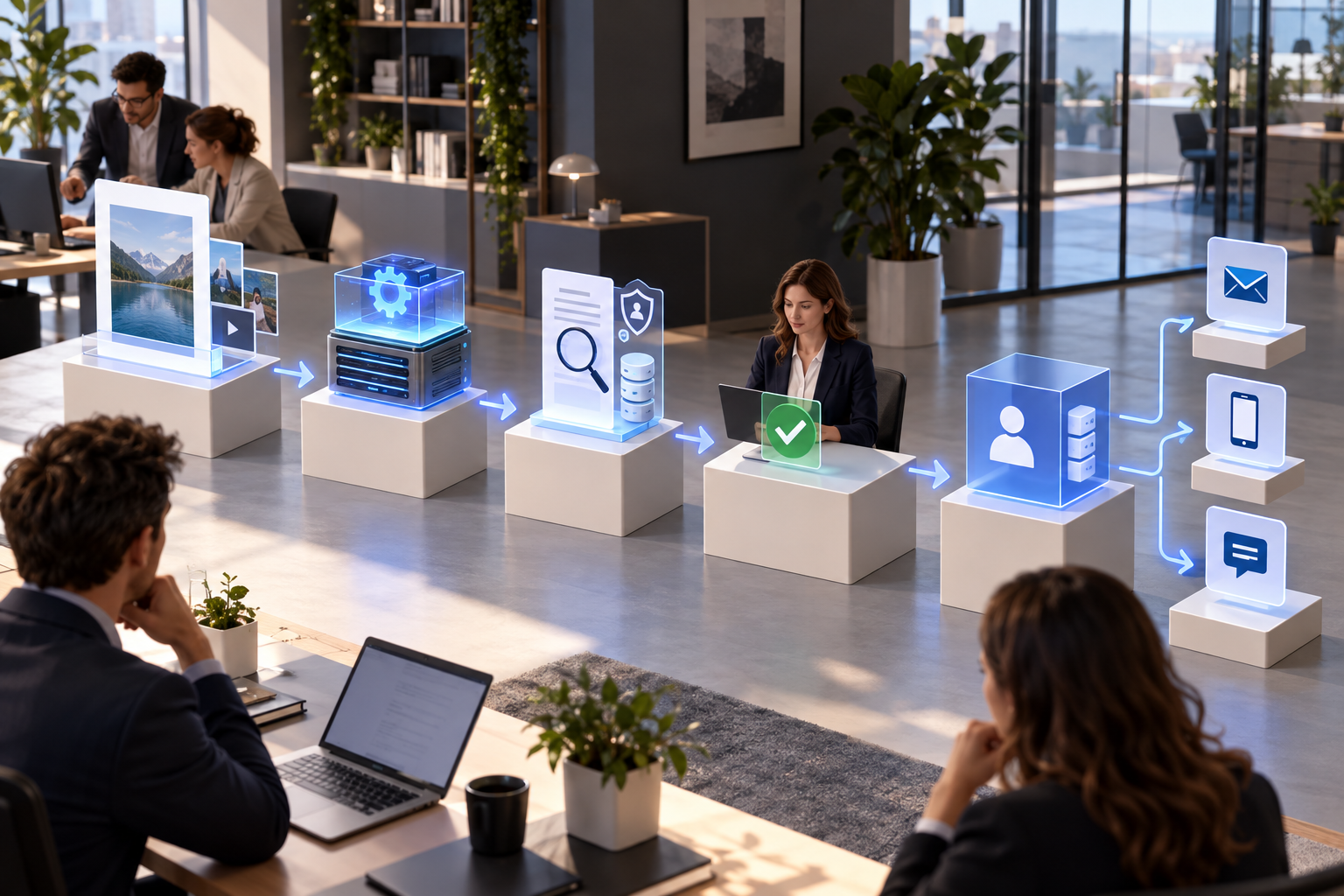 Circuit de validation d’un média avant son ajout au CRM et sa diffusion commerciale