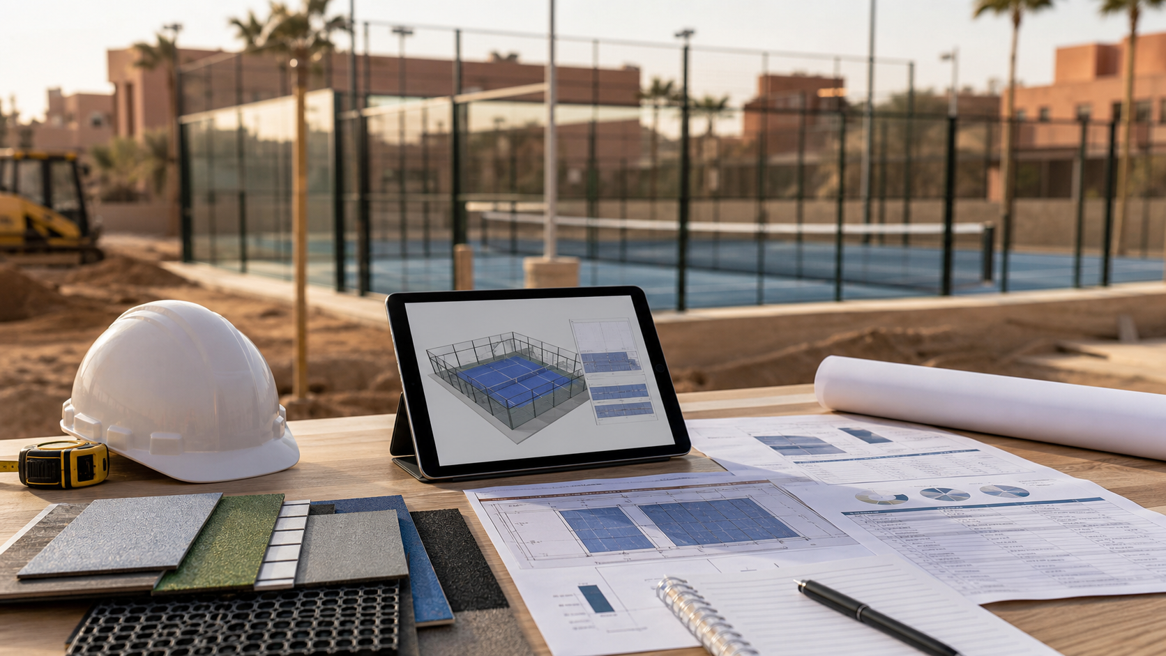 Etude de faisabilité pour terrain de padel