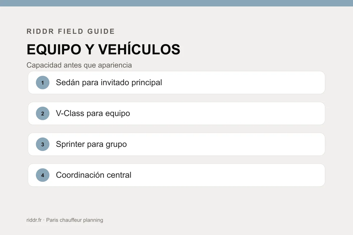 Coordina prendas y materiales: tabla de planificación de Riddr
