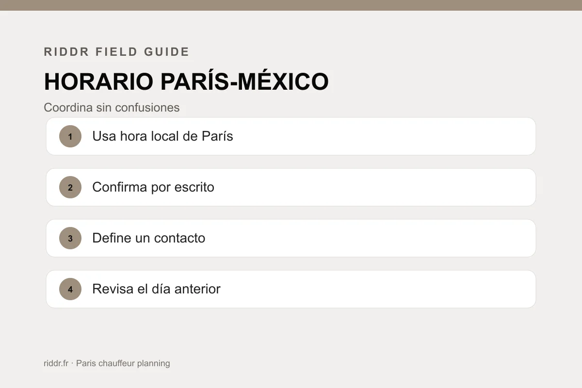 Organiza un único contacto: lista de control de Riddr
